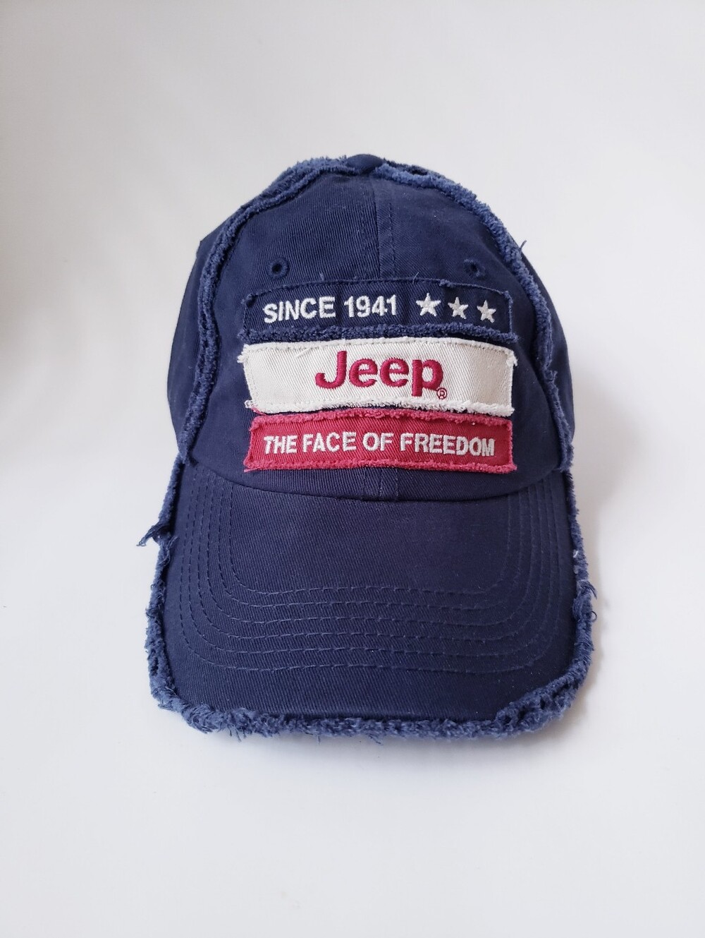 Jeep Blue The Face Of Freedom Cotton Ball Cap